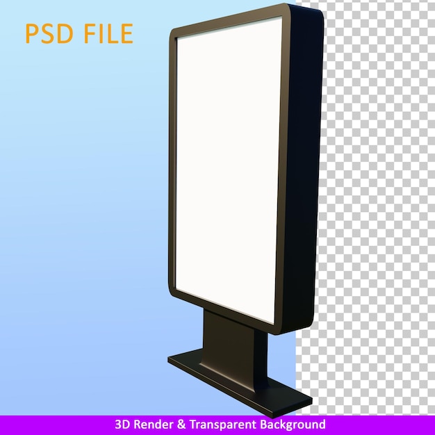PSD 3d render led display