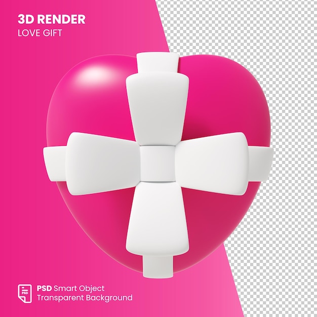 3D Render Liefdescadeau