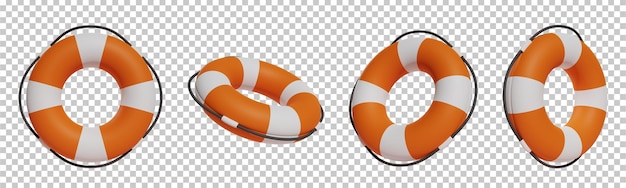 3d render of lifebuoy