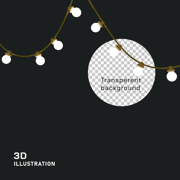 3d render lights