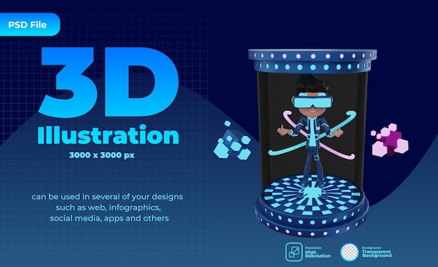 3d визуализация метавселенной