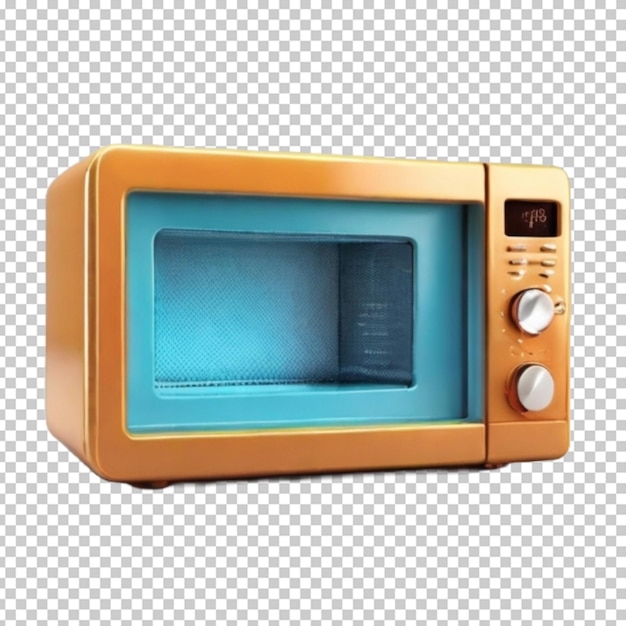 PSD 3d render microwave psd