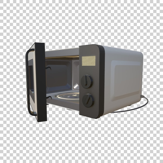 3d render microwave