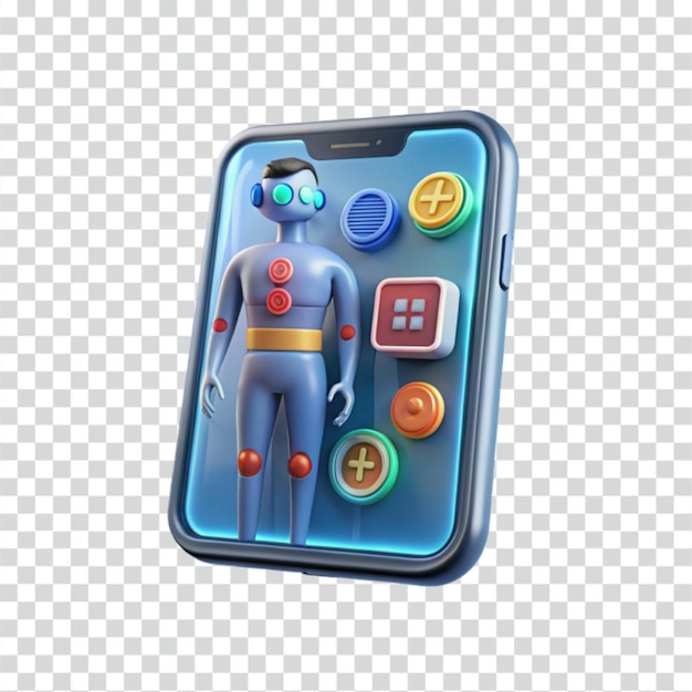 로으로 모바일 게임 UI의 3D 렌더링