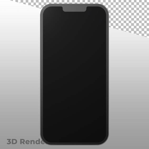 3D Render Mobile Phone