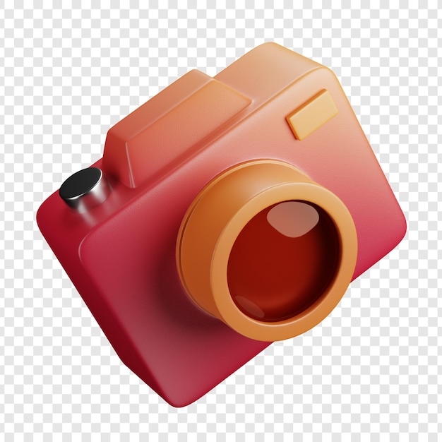 現代カメラの 3D レンダリング