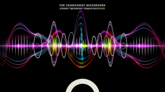 3d render of a network communications on transparant background