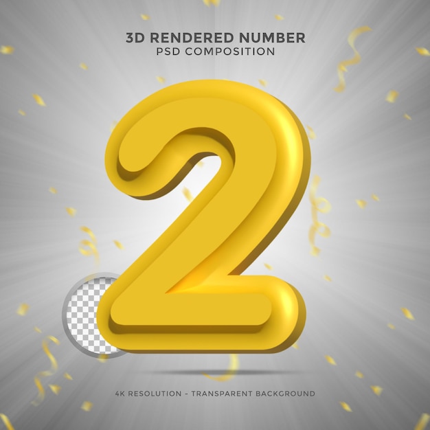 3d render numbers party birthday celebrate anniversary and wedding font realistic design elements