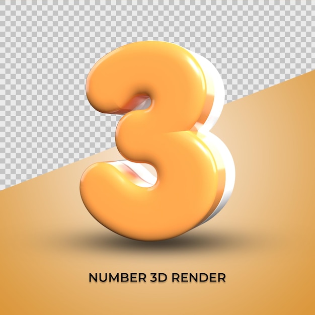 3d render numer 03 z kombinacją kolorów