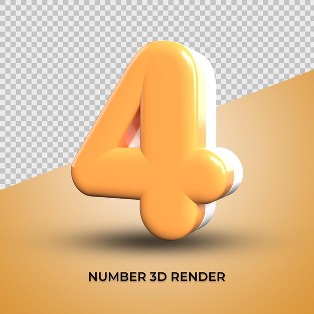 3d Render Numer 04 Z Kombinacją Kolorów