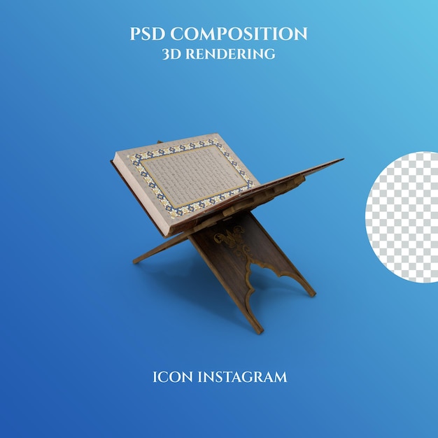 PSD 3d render object element