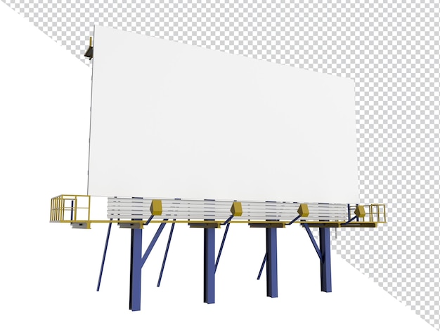 3d визуализация рекламного щита