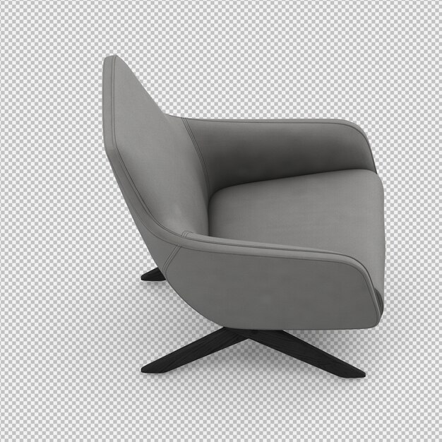 PSD 3d представляют изометрического кресла
