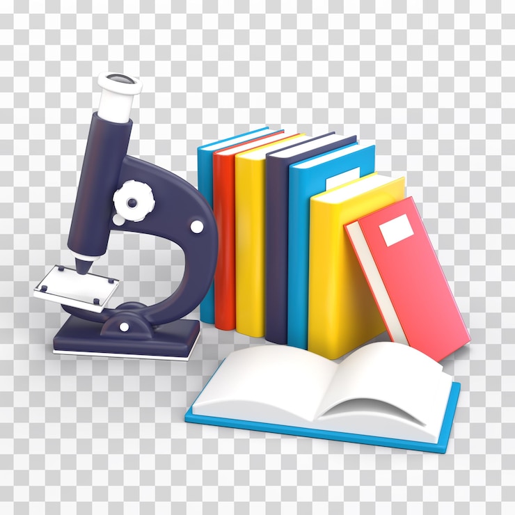 PSD 3d render okul ekipmanları