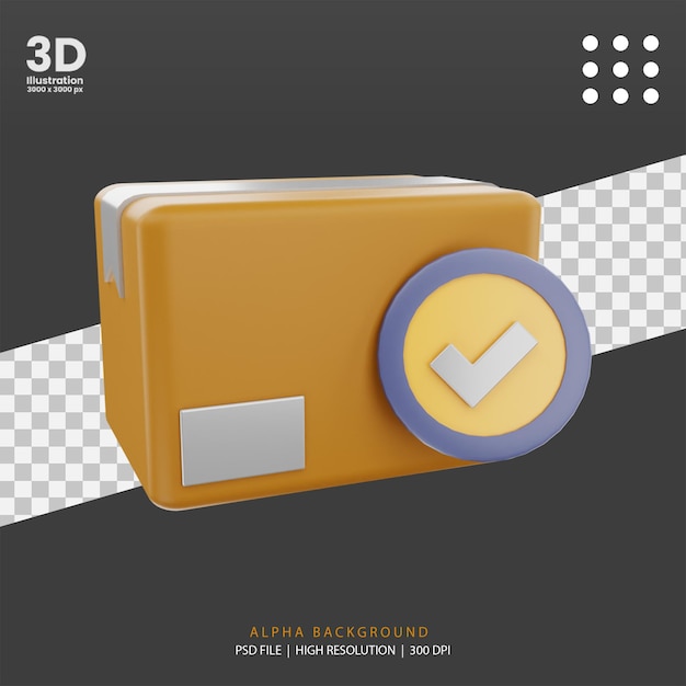 3d render package verified illustration