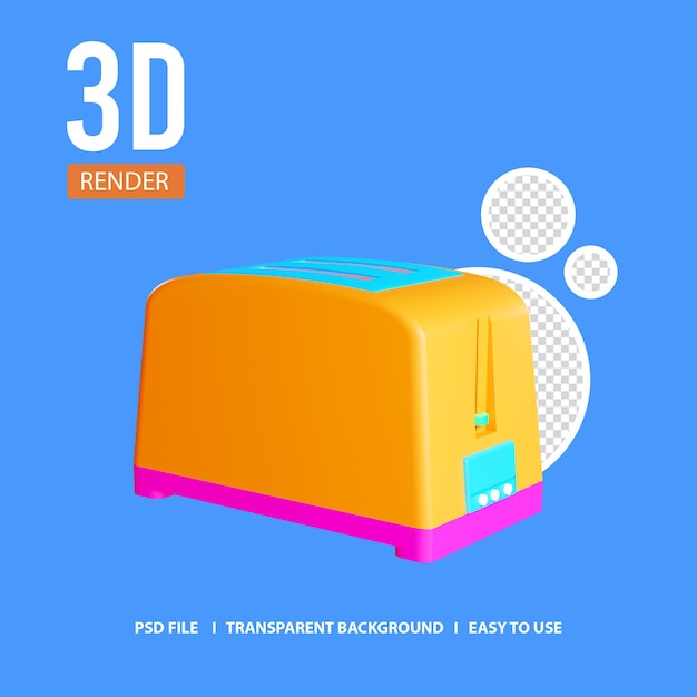 3d render pictogram broodbrander