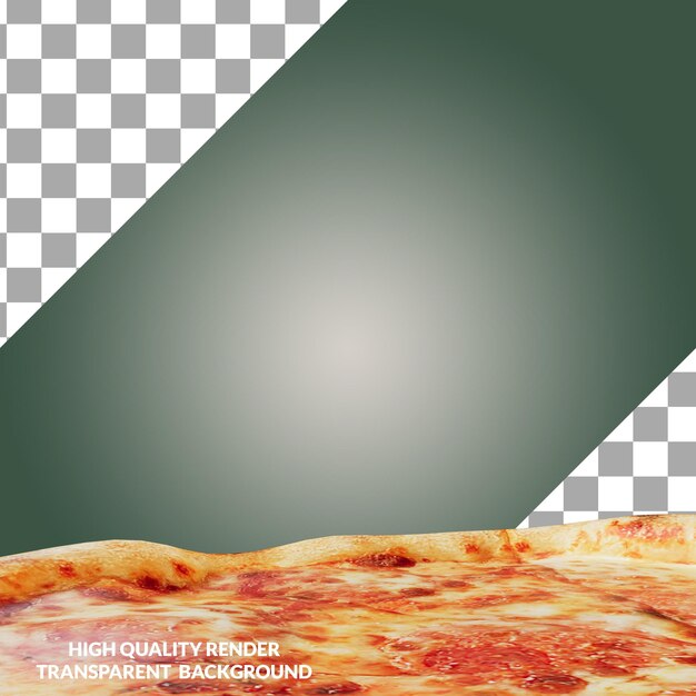 PSD un rendering 3d di una pizza