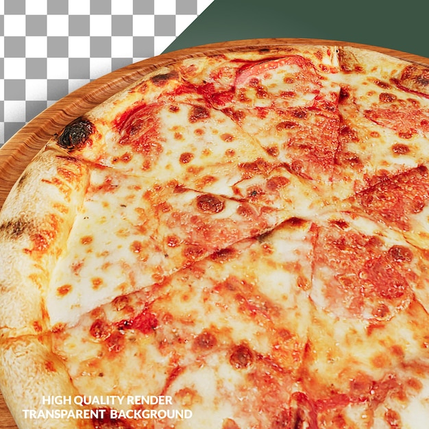 PSD un rendering 3d di una pizza