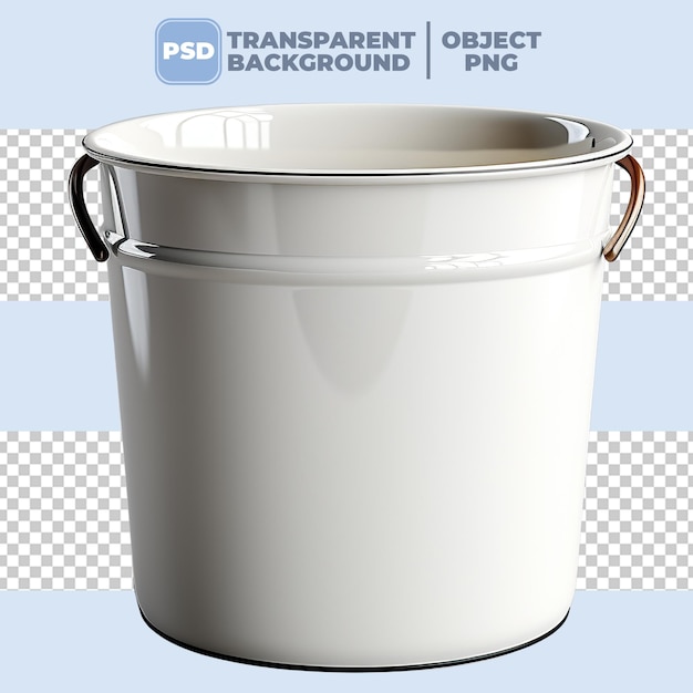 PSD 3d рендеринг пластиковый ведро