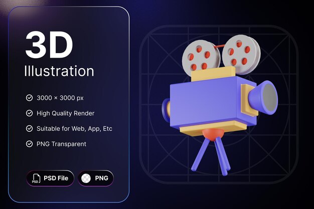 3d render pop corn entertainment concept modern icon illustrations design