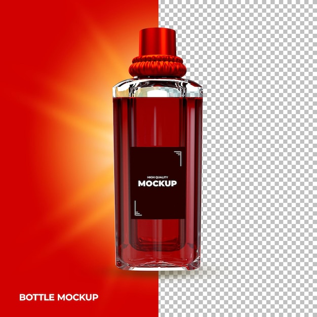 Rendering 3d mockup psd colorato premium