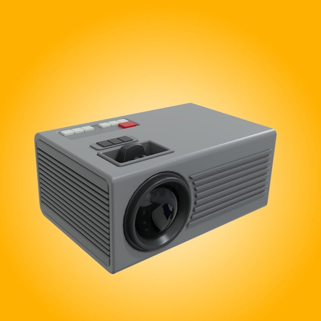 3d render of projectors for presentations
