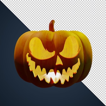 3d render pumpkins elemento di halloween per poster e flye di eventi