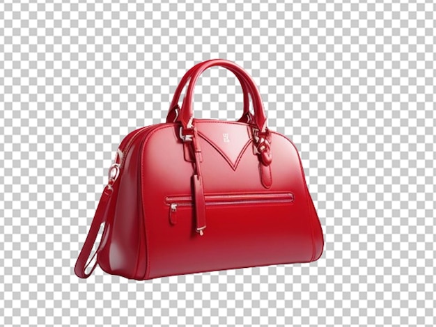 Borsa da mano da donna rossa 3d render