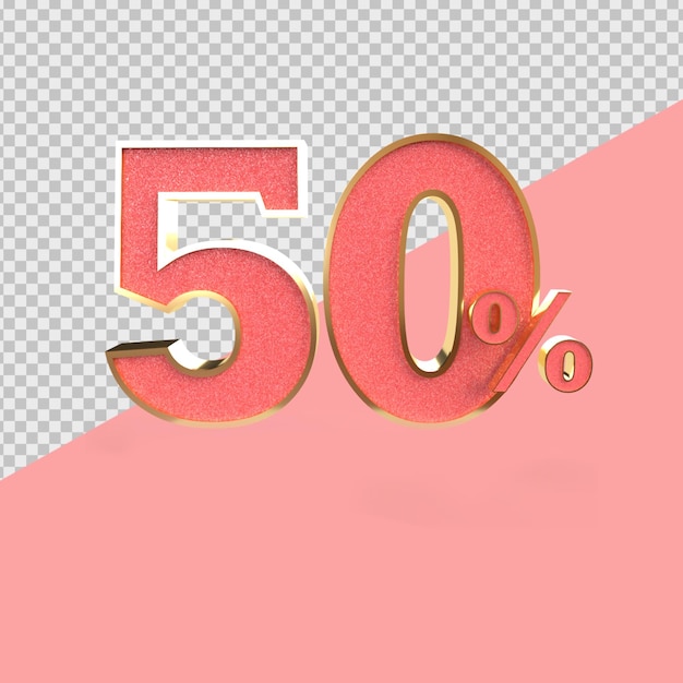 PSD 3d render sale 50