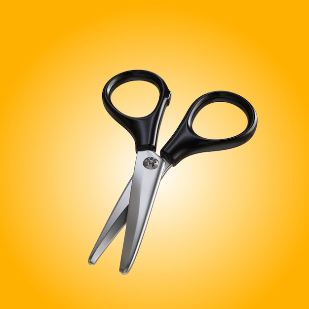 3d render of scissor