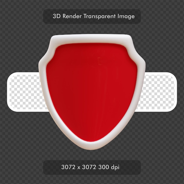 3D Render Shield