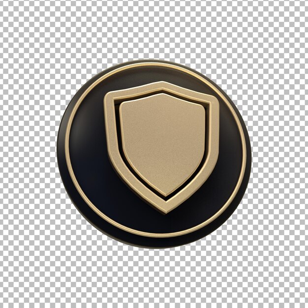 PSD 3d render shield