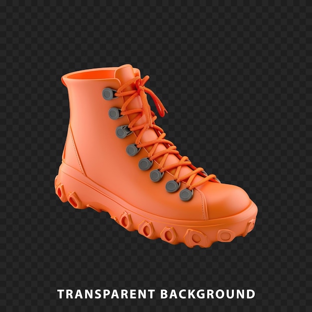 3d рендеринг обуви изолированы на прозрачном фоне