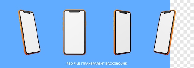 3D Render Smartphone Illustratie