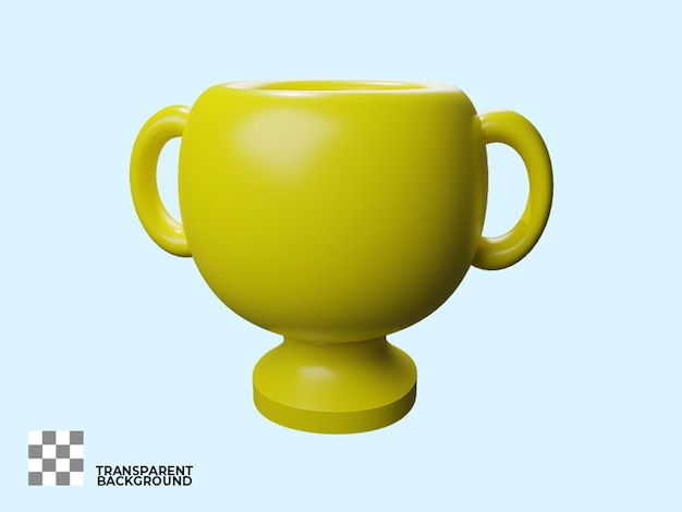 3d render trophy