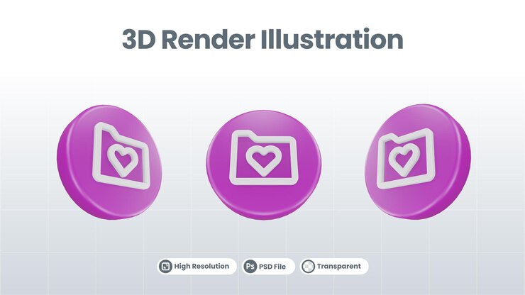 PSD 3d render valentine с изображением купидона для продвижения в социальных сетях ui ux web mobile app