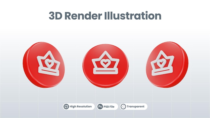 PSD 3d render valentine с домашней иконкой для продвижения в социальных сетях ui ux web mobile app