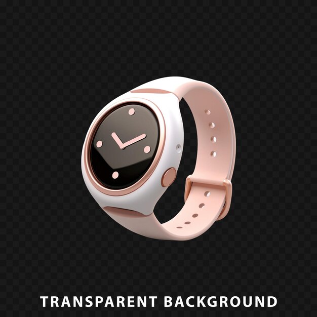 PSD 투명한 배경에 고립 된 3d 렌더 손목 시계