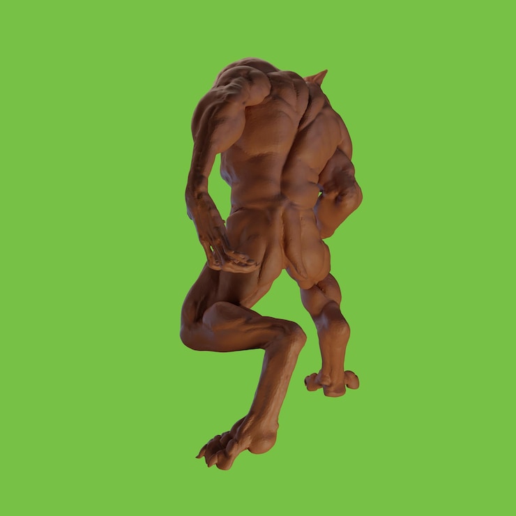 PSD 3d render yüksek çözünürlüklü nesne insansı