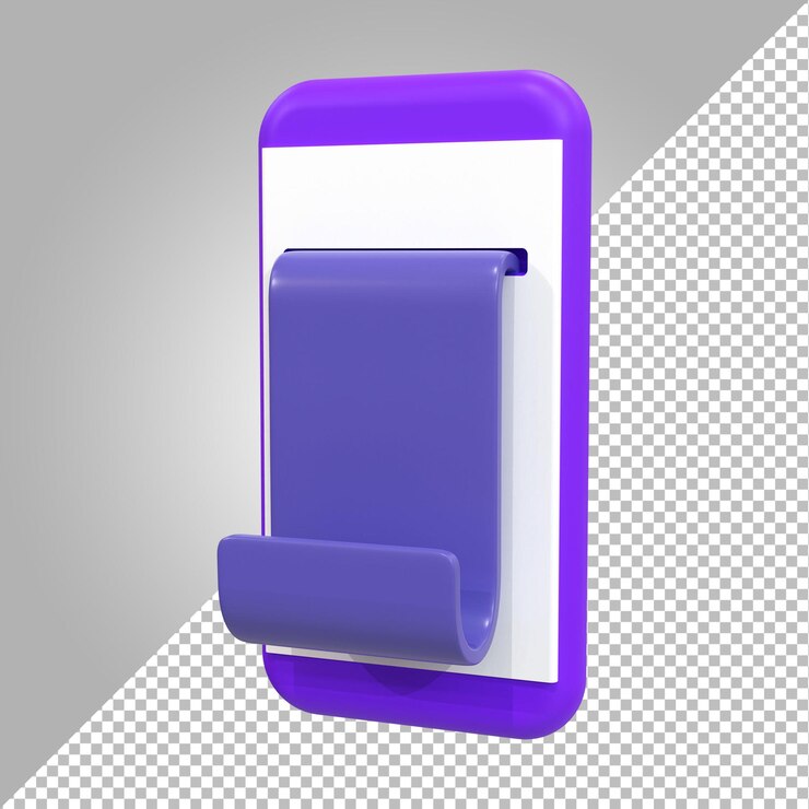 PSD 3d render z papierowego rachunku odbiór transakcji płatności online ikona koncepcja przelew pieniędzy