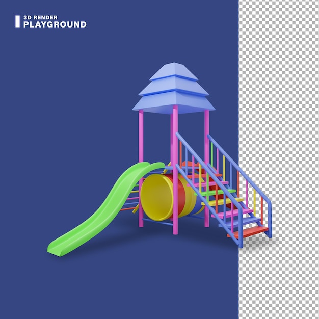 3D-rendera lekplatsikon