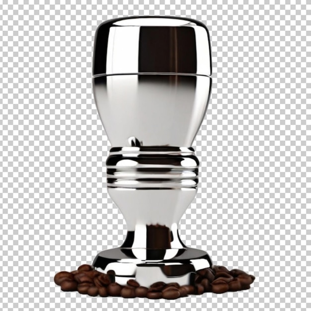 PSD 3d rendered coffee tamper png psd
