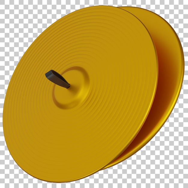 3D 렌더링 된 Cymbals 아이콘