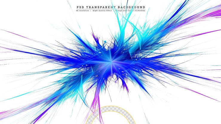 PSD 3d rendered fractal for background