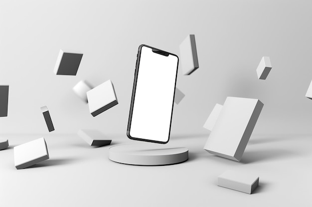 3D изображение телефона