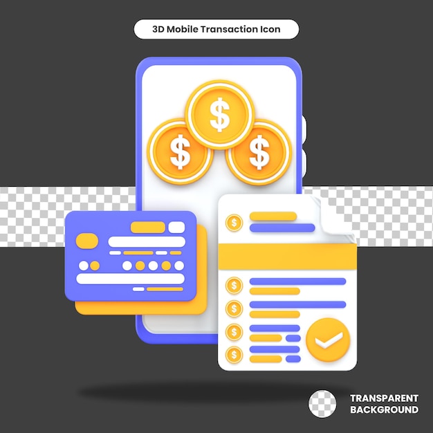 3D-рендеринг истории мобильных платежей