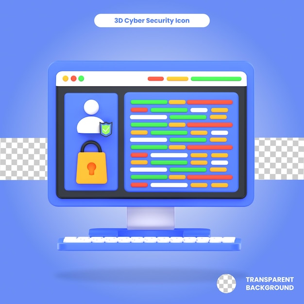 3d rendered profile privacy object