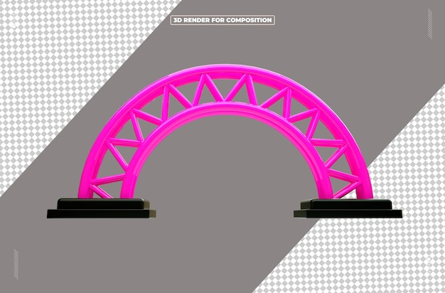 PSD 3d 렌더링 반사선 구조