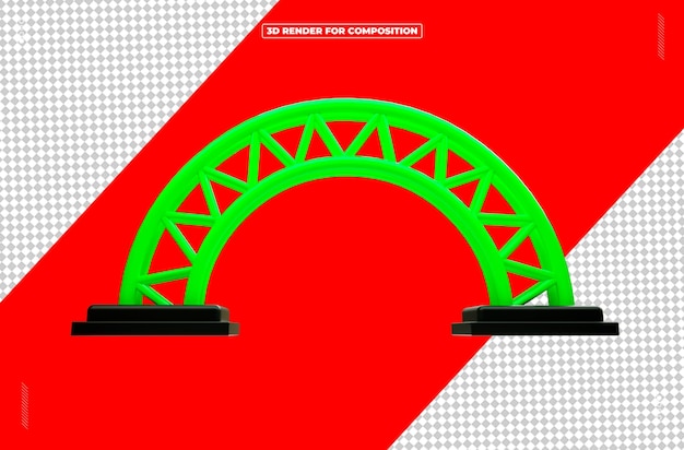 PSD 3d レンダリングの反射器の構造