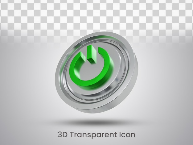 3D rendered whats App icon design bottom view